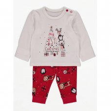 GX420: Baby Christmas  Pyjama (0-12 Months)